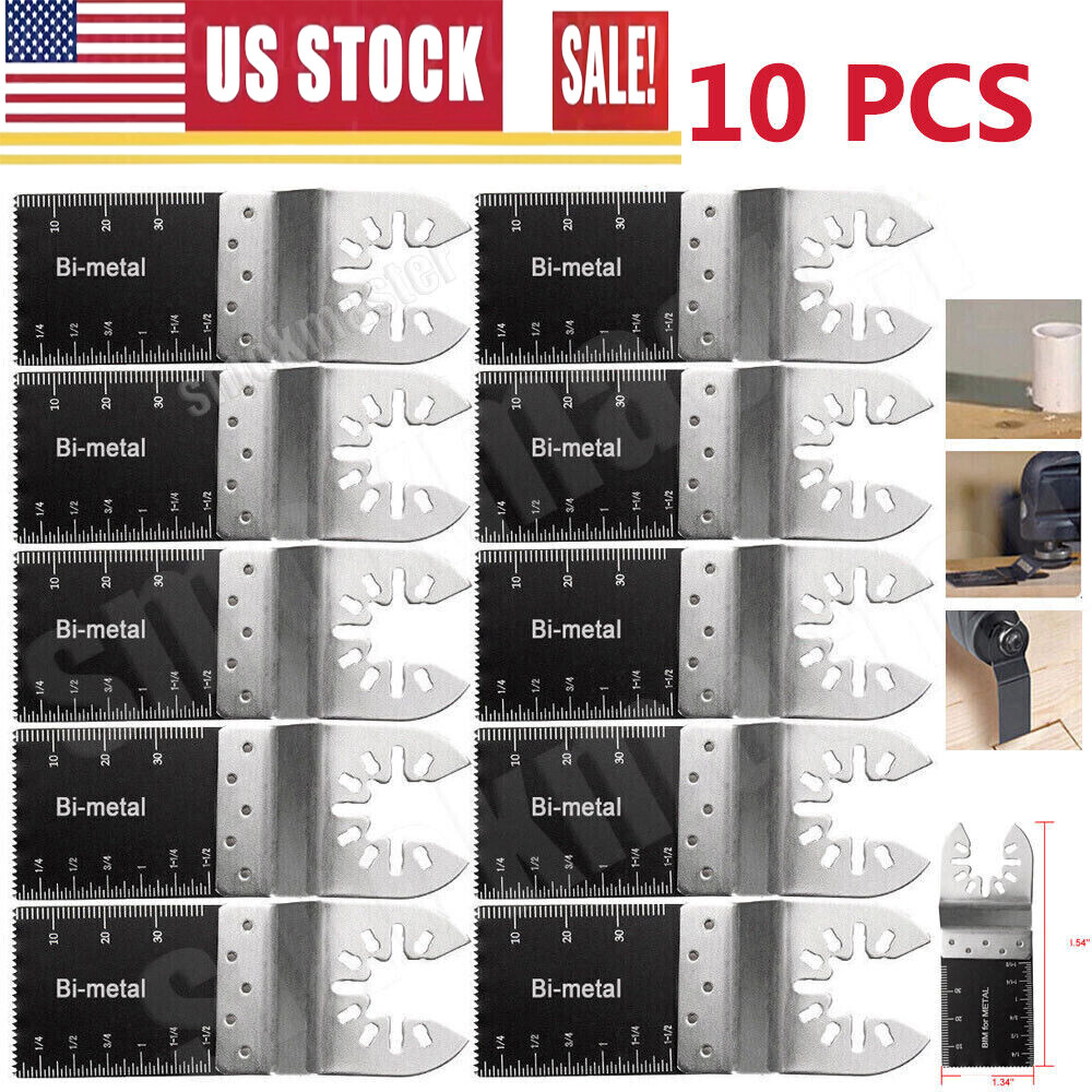 10 Porter Cable Saw Blade Oscillating Multi Tool for Dewalt Fein Bosch Milwaukee