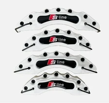 White S line Brake Caliper Covers – Universal Fit (Set of 4) | Front & Rear S