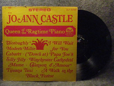 33 RPM LP Record Jo Ann Castle Queen Of Ragtime Piano Dot Records DLP 25799