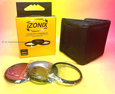 58mm CPL UV ND4 filter kit fo Olympus E-510 E-410 E-5 E600 E450 E30