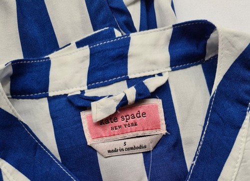 Kate Spade Pyjama Set Navy Stripes Size S - Picture 9 of 9