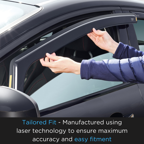 iSpeed Wind Deflectors Volvo V40 mk2 5 Door Hatchback 20122019 4pc eBay