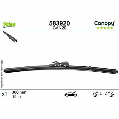 VALEO CANOPY, CAN20, Spazzola Tergicristallo Flat Blade Realizzata con Materiali