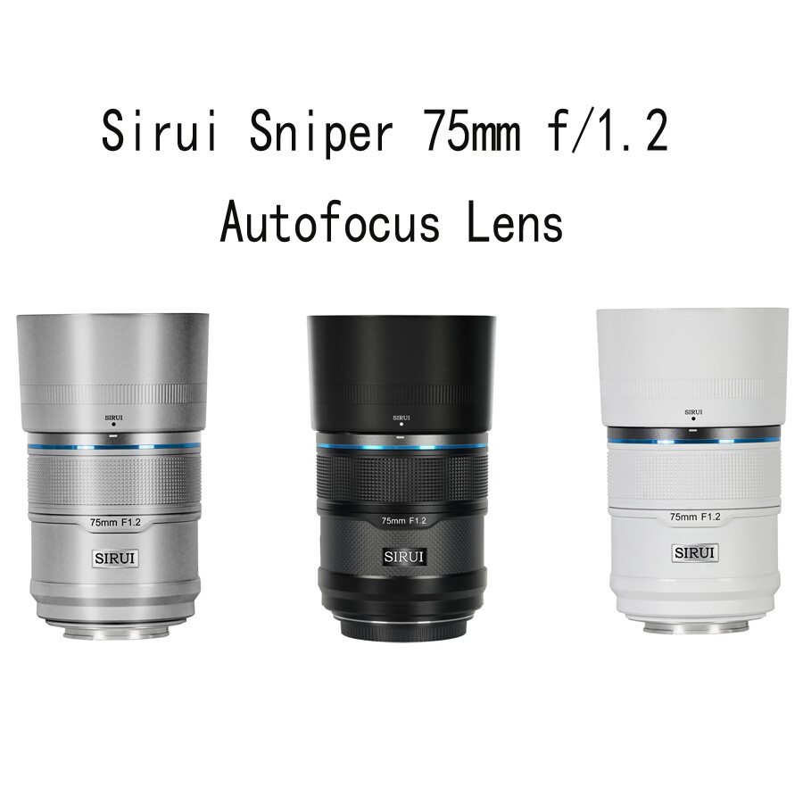 Sirui Sniper 75mm f/1.2 Autofocus Lens FUJIFILM X Nikon Z