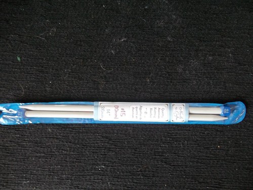 Needle Crafters single point knitting needles, aluminum, 14" long , 1 set - Picture 5 of 9