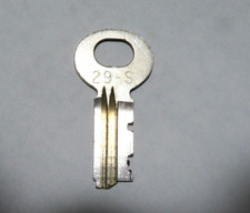 29 S key  Automatic Electric 3 slot payphone upper housing Original Steel Key