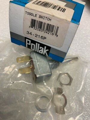 ONE GENUINE POLLAK TOGGLE SWITCH 34-216P