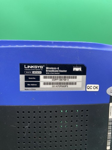 Linksys Wireless G Broadband Router / 10/100 4-Port Switch WRT54G V8 - Picture 8 of 8