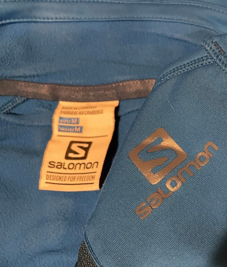 Giacca leggera SALOMON donna blu taglia media