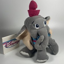 Disney Store Bean Bag Plush - Dumbo - Elephant - Beanie Baby - 8" Stuffed animal