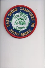 1989 Eash Shore Camporee 350th Anniversary patch