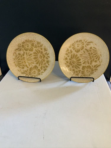 Lot of 2 Damask by Red Wing Pottery Small Plates #100