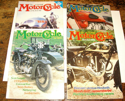 The Classic Motorcycle Magazine Zeitschrift  1981/83/84   The first issue