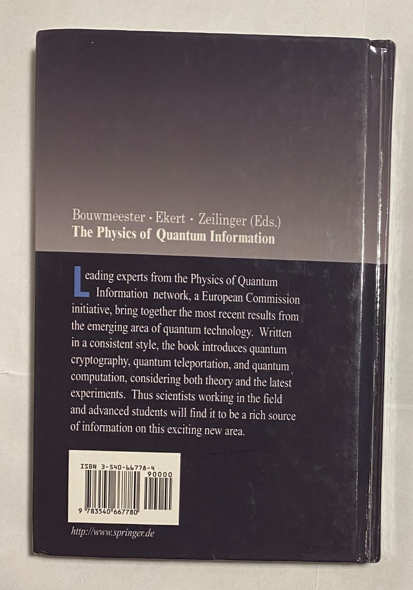 The Physics of Quantum Information | eBay