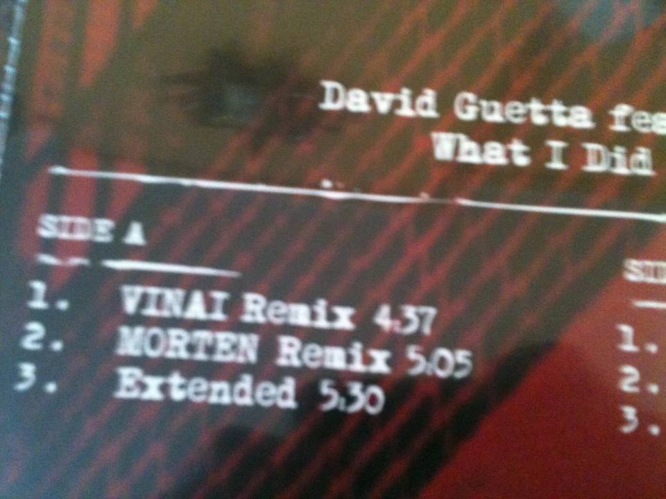 vinyle 33T maxi david guetta feat emeli sande - Photo 4/4