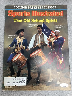 Albert King Signed Sports Illustrated Basketball Autograph JSA R. Sampson 12/80