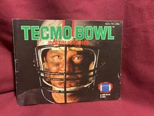 Tecmo Bowl Football NES Nintendo Manual Only
