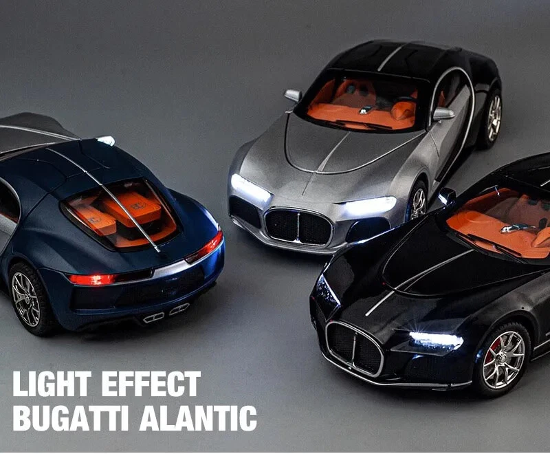 1/24 Bugatti Atlantic Super Sports Car Alloy Diecast Simulation Model Vehicle - Image 3 of 4