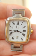 DUNHILL JQ QUARTZ UNISEX SWISS MADE OROLOGIO WATCH MONTRE UHR RELOJ ACCIAIO ORO