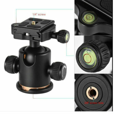 QZSD Q02 360° Panoramic Camera Tripod Ball Head For DSLR cameras Quick Release U