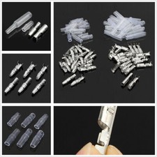 50Pairs 4.0mm Bullet Crimp Terminal Car Electrical Wire Female Male Connectors