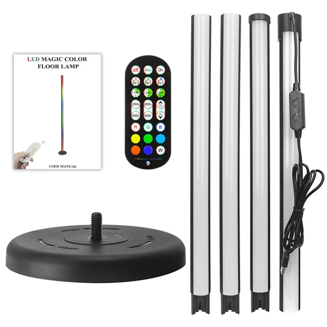 LUXCEO 165cm RGB Led Corner Floor Light Mood Lamp APP Control Atmosphere Lights - Image 2 of 4