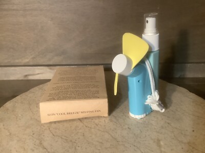 AVON COOL BREEZE MISTING FAN NEW NIB BATTERY OPERATED LIFESTYLE SOLUTIONS