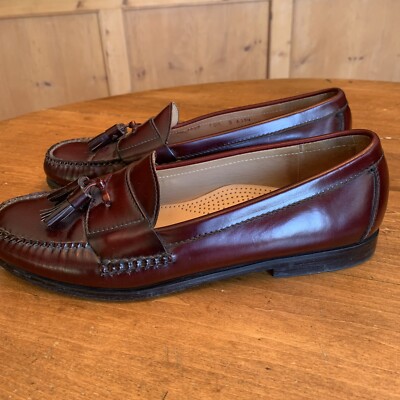 Cole Haan Burgundy Red Tassel Loafers Mens 10.5 M | eBay display picture 3