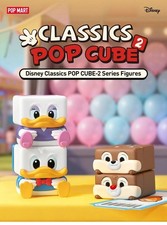 Disney Classics POP Cube-2 Series Figures Cute Art Toy Gift Authentic