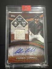  2025 Topps - Rounding the Bases Auto Relics Corbin Carroll #RTBA-COR Orange /25