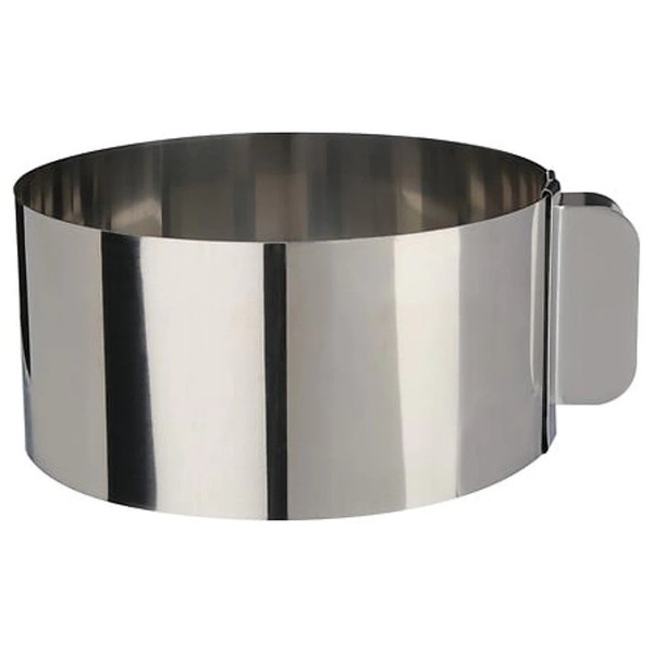 Verstellbarer Tortenring Edelstahl Backform Backrahmen Kuchen Kuchenring-image