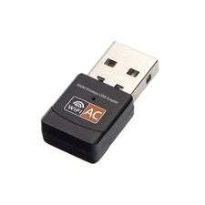 USB Wireless Adapter 600Mbps Realtek RTL8811CU Chipset Mini Type Dual Black