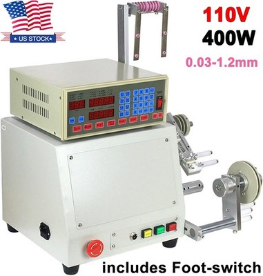 110V CNC Automatic Computer Coil Winder Winding Machine for 0.03-1.2 mm Wire