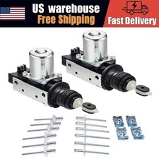 2x Power Door Lock Actuator Latch W Bracket For Chevrolet Gmc Cadillac Pickup 2x Power Door Lock Actuator Latch W Bracket For Chevrolet Gmc Cadillac Pickup