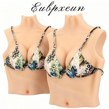 Realistic Breast Forms Silicone Fake Boobs For Crossdresser Drag Queen B-H Cup