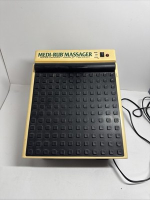 Medi-Rub Massager 2000 2 Speed Vibrating Foot Massager Tested Works