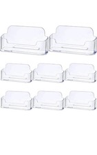 48 Pack Business Card Holder for Desk Acrylic Business Card Holder Display Clear