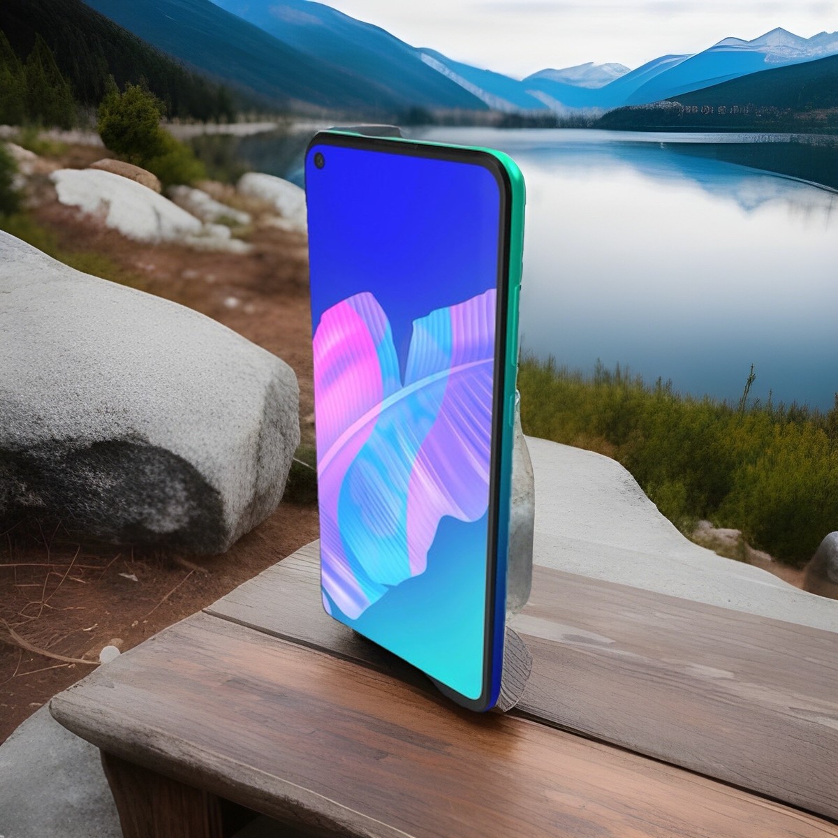 Huawei P40 lite E ART-L29 - 64GB - Aurora Blue (Unlocked) (Dual