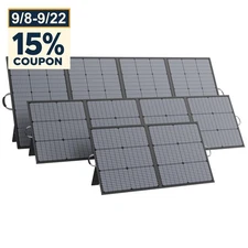 MHPOWOS 110 220 400 watt Portable Solar Panel for Jackery Bluetti Power Station