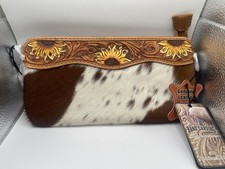 American Darling Crossbody Real Leather Cowhide Purse New With Tags