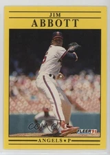 1991 Fleer Jim Abbott #305