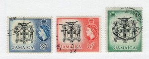 Jamaica - SG# 171 - 173 Used          -            Lot 0626088
