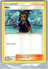 Hau 132/168 Uncommon Celestial Storm Pokemon Near Mint