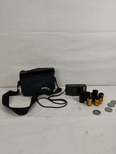 Olympus Infinity Tele 35mm Film Camera, Black, Olympus Lens 35mm-70mm