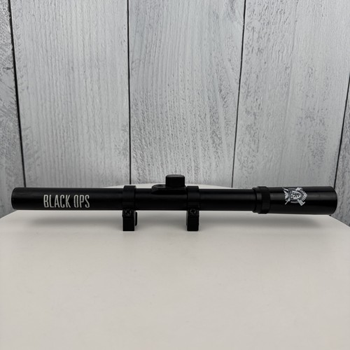 Black Ops Air Rifle Scope 4x15 with Dovetail Mount Crosshairs Sight Airsoft Gun