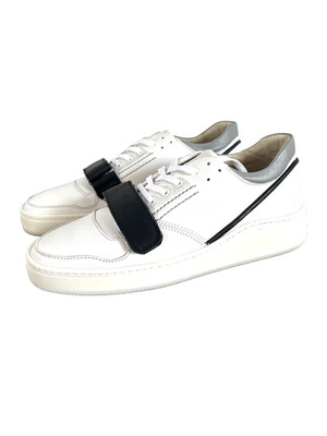 Alma Mater Gamma 4 White Leather Sneakers Designer Sz 41 EU/US Men 8 Women 10
