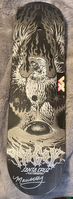 2024 SANTA CRUZ MAURIO MCCOY COSMIC EAGLE VX 8.25” SKATEBOARD DECK