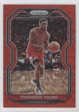 2020-21 Panini Prizm Ruby Wave Prizm Thaddeus Young #165 0aw6