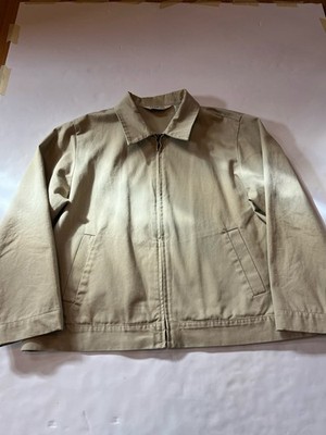 Vintage LL Bean Harrington Jacket Beige Women's Petite 14 Beige Normcore