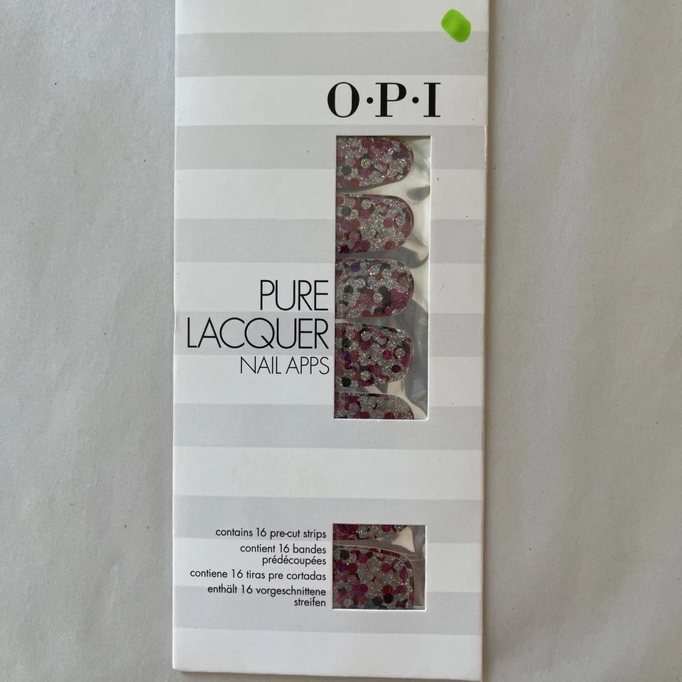 Opi Pure Lacquer Nail Apps-Pink & Silver Lace - Image 2 of 4